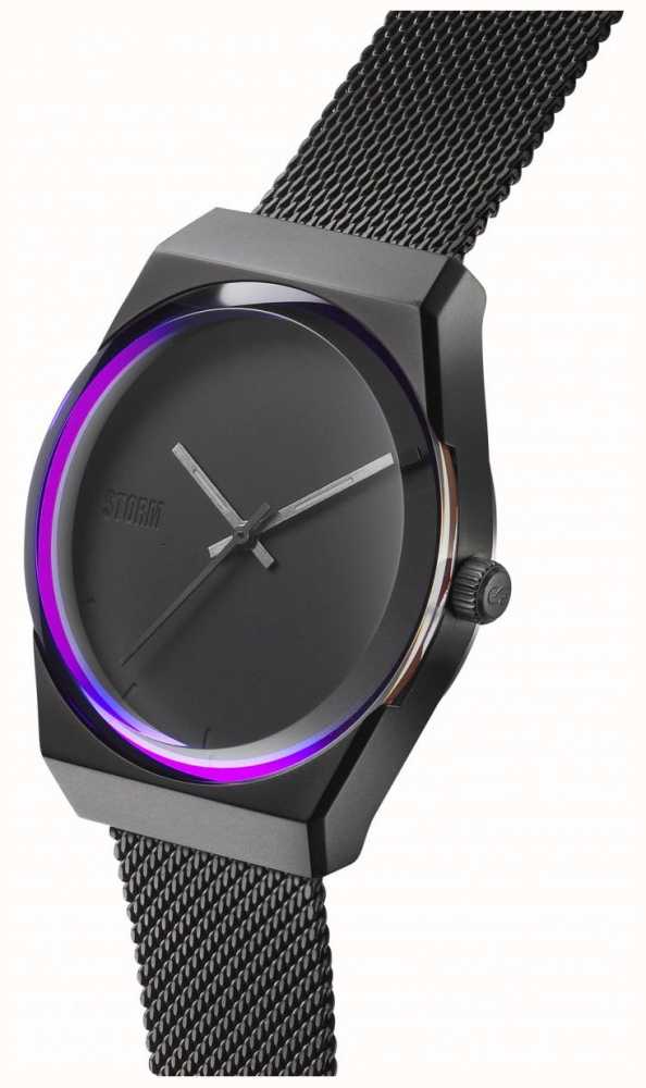STORM Mini Cirero Ladies Watch with Black Dial and Milanese Strap 47486/SL