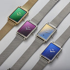 STORM Issimo Gold Lazer Green Ladies Watch with Green Dial and Gold Milanese Strap 47489/GD/GN