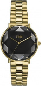 STORM ELEXI Gold Black Ladies Watch with Gold Bracelet 47504/GD/BK
