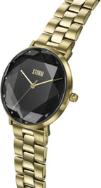 STORM ELEXI Gold Black Ladies Watch with Gold Bracelet 47504/GD/BK