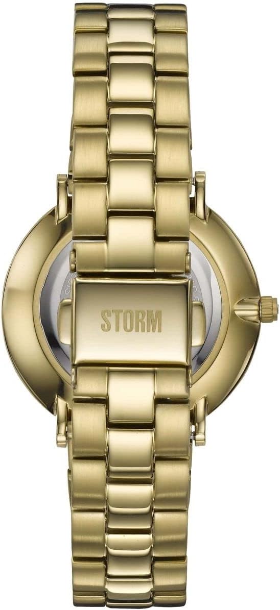 STORM ELEXI Gold Black Ladies Watch with Gold Bracelet 47504/GD/BK