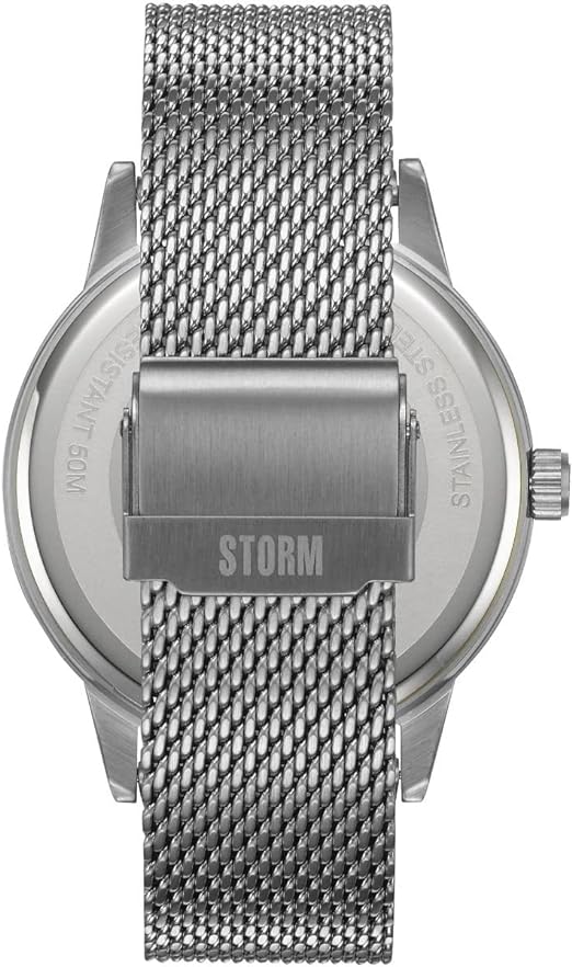 Storm Excepto Green Mens Watch with Silver Milanese Strap 47515/GN
