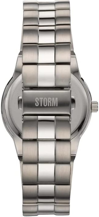 Storm Nemex Lazer Blue Gents Watch with Blue Dial & Silver Bracelet 47519/LB