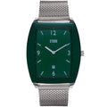 Mens STORM Zyone Green Watch with Green Dial and Silver Milanese Strap 47527/GN
