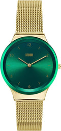 Storm Zadie Gold Green Ladies Watch with Green Dial and Gold Bracelet 47528/GD/GN