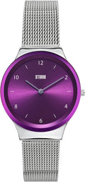 Storm Zadie Purple Ladies Watch with Purple Dial and Silver Bracelet 47528/P