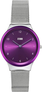 Storm Zadie Purple Ladies Watch with Purple Dial and Silver Bracelet 47528/P