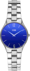 Storm Sareli Lazer Blue Ladies Watch with Blue Dial and Silver Bracelet 47529/B