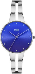 Storm Rizzini Lazer Blue Slim Ladies Watch with Blue Dial and Silver Bracelet 47536/LB