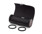 Wolf Roadster Black Leather Watch Storage Roll 477856