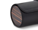 Wolf Roadster Black Leather Watch Storage Roll 477856