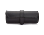 Wolf Roadster Black Leather Watch Storage Roll 477856