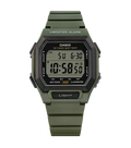 Casio Collection Mens Digital Watch with Green Strap W-738H-3AVEF