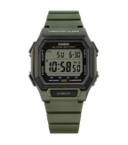 Casio Collection Mens Digital Watch with Green Strap W-738H-3AVEF