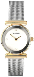 Sekonda Ladies Watch with White Dial & Milanese Strap Watch 4887