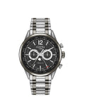 Roamer Men's Quartz Watch with Black Dial Analogue Display and Two Tone Stainless Steel Bracelet 508822 40 54 50