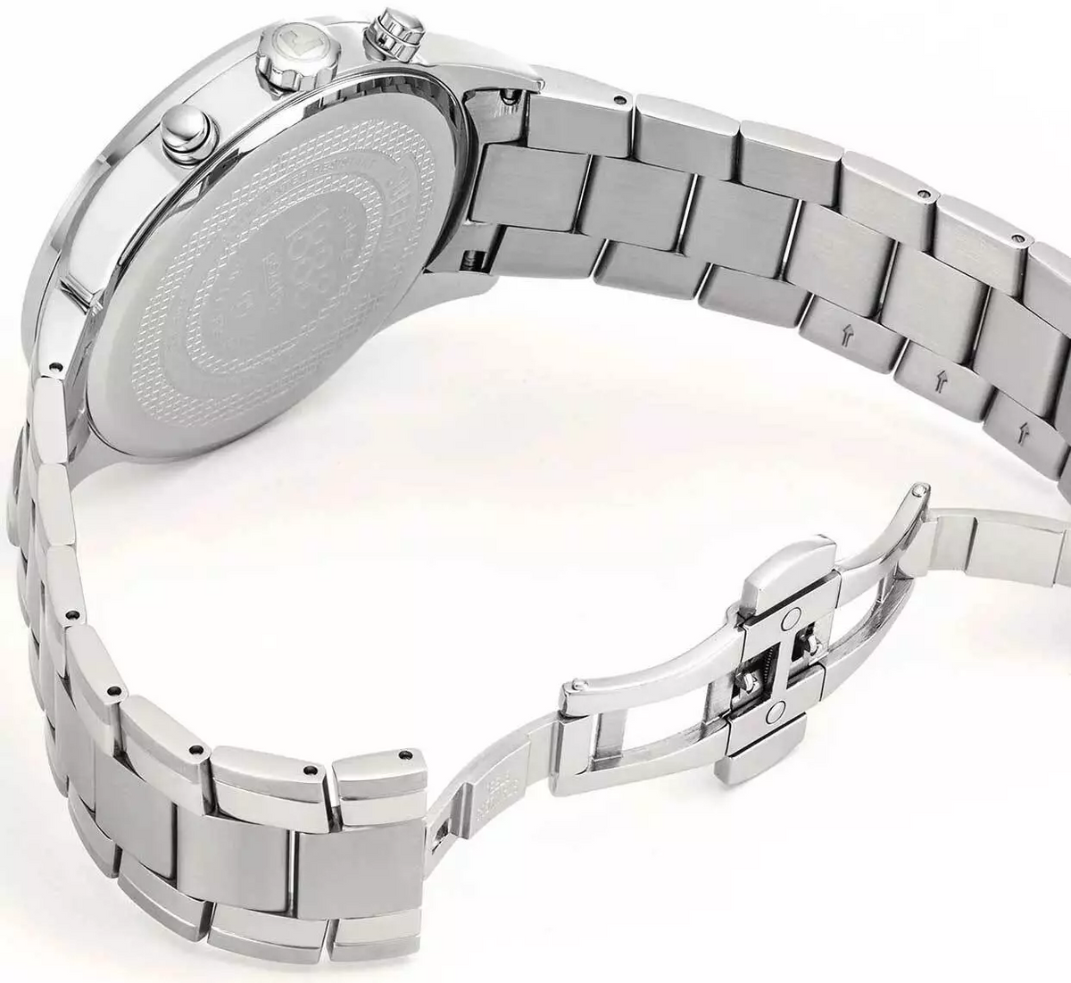 Roamer Chronograph Mens Watch with Blue Dial & Silver Strap 508837 41 45 50