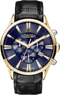 Roamer Chronograph Mens Watch with Blue Dial & Black Strap 508837 47 85 05