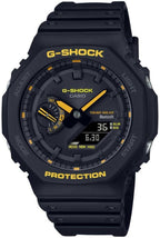 Casio G-Shock Gwylio Analog-Ddigidol i Ddynion gyda Deial Du a Strap Ddu GA-B2100CY-1AER
