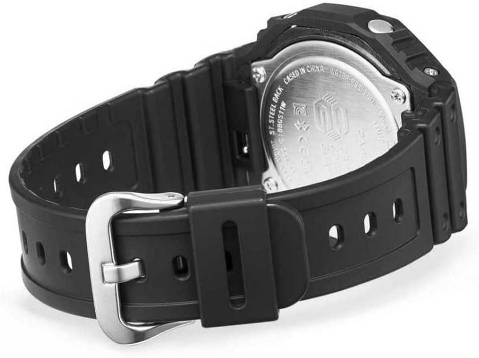 Casio G-Shock Gwylio Analog-Ddigidol i Ddynion gyda Deial Du a Strap Ddu GA-B2100CY-1AER