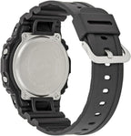 Oriawr Ddigidol i Ddynion Casio G-Shock gyda Deial Du a Strap Ddu DW-5600RL-1ER