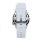 Columbia Gents Watch gyda Wyneb Gwyn a Strap Resin Gwyn CSS10-117