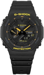 Casio G-Shock Gwylio Analog-Ddigidol i Ddynion gyda Deial Du a Strap Ddu GA-B2100CY-1AER