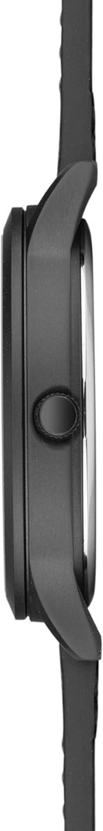 Sekonda Mens Watch with Black Dial and Black Leather Strap 30134