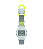 Casio G-Shock Mens Digital Watch with White Dial and Yellow FIDLOCK Strap DW-5600MNC-7A8ER