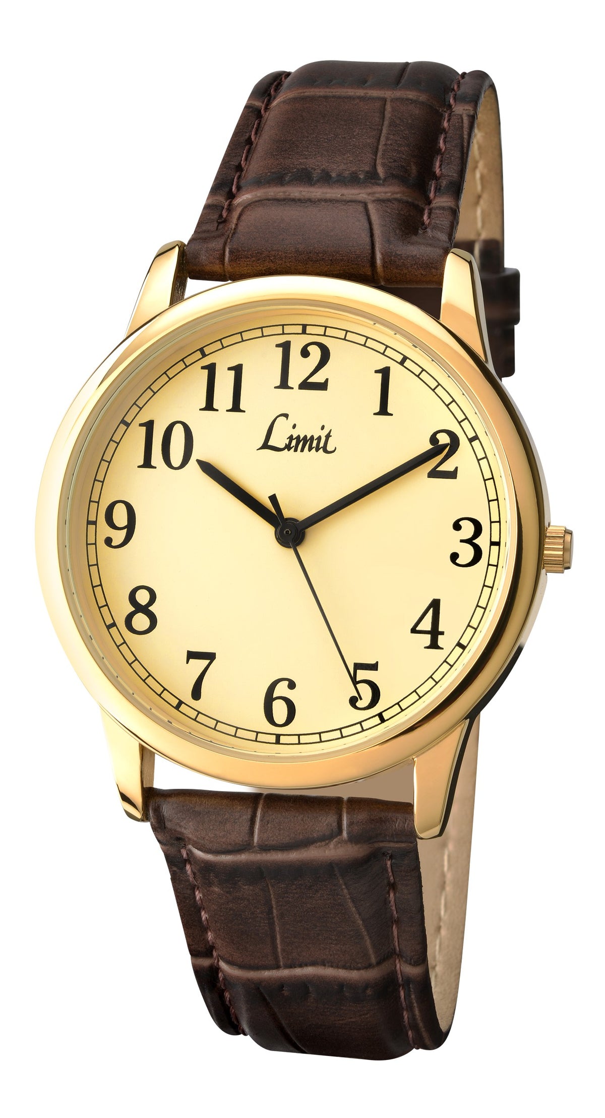 Limit Mens Gold Plated Strap Watch 5610