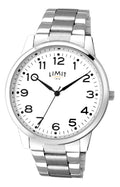 Limit Mens White Dial Bracelet Watch 5624