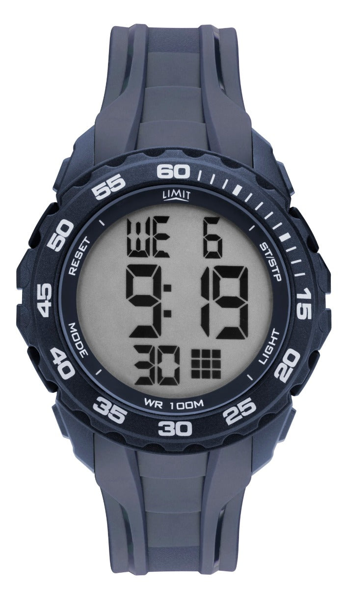 Limit Gents Digital Sports Watch with Blue Silicone Strap 5712