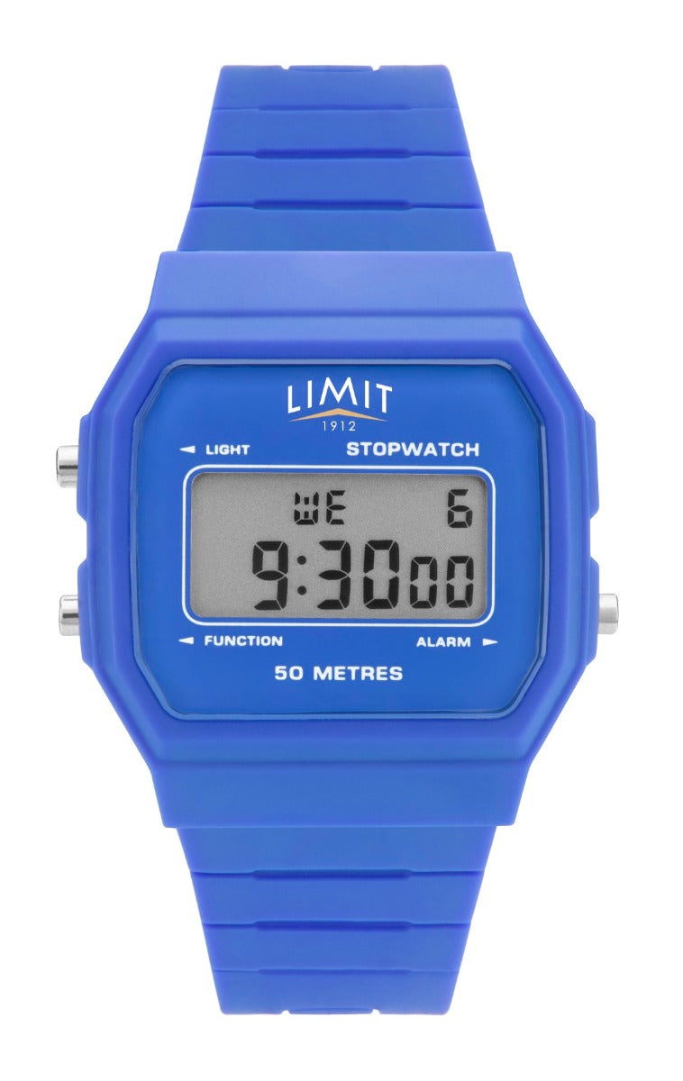Limit Gents Classic Digital Watch with Blue Silicone Strap 5716