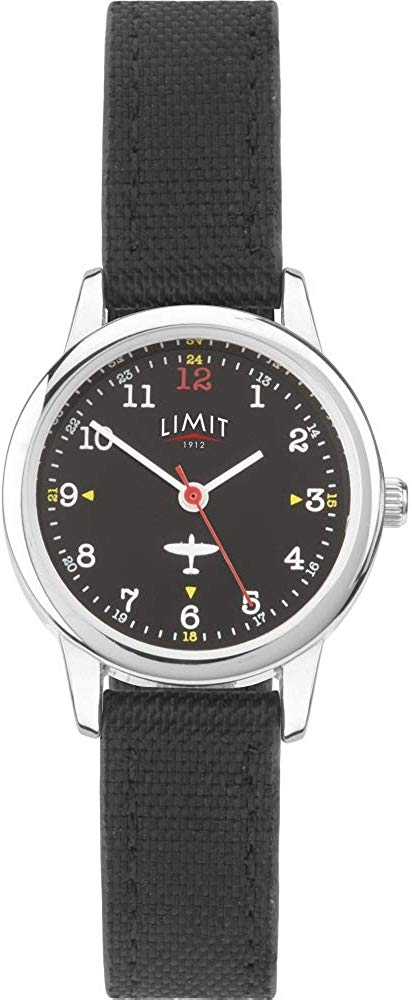 Limit Kids Watch with Black Dial and Black Nylon Strap 5975