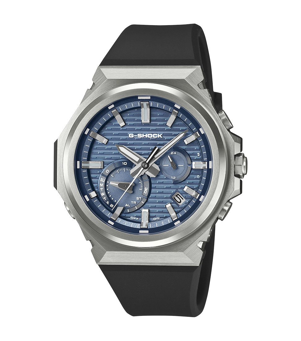 Casio G-Shock Mens Watch with Blue Dial and Black Strap GST-B1000-2AER