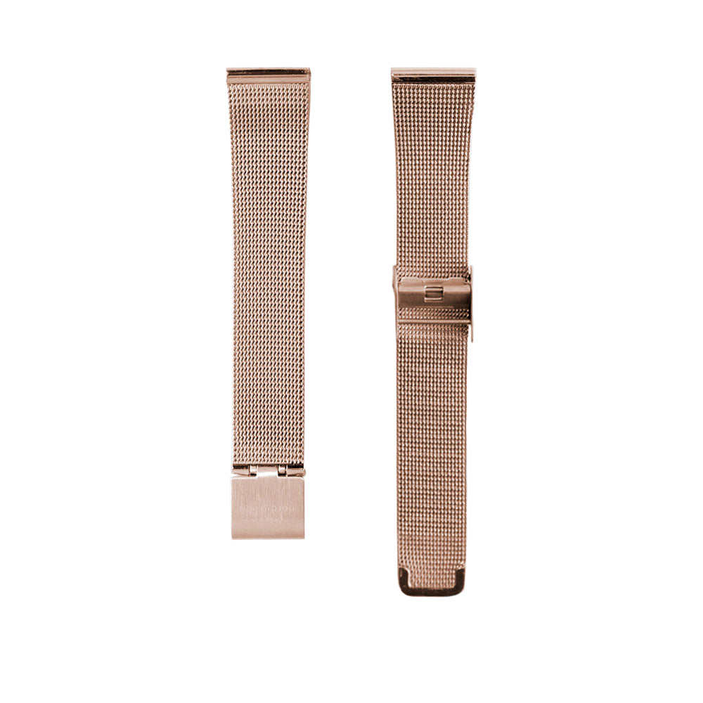 Nordgreen Philosopher Scandinavian Rose Gold Unisex Watch with Rose Gold Mesh Strap