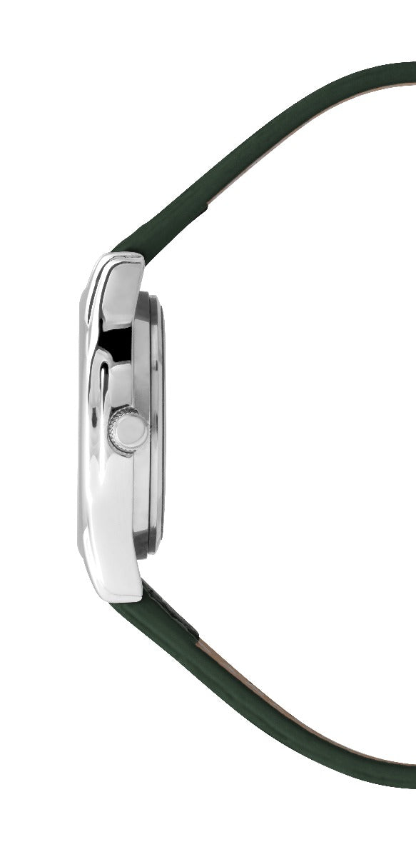 Gwylio Merched Limit gyda Strap Gwyrdd a Deial Gwyn 60202