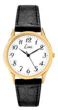 Limit Classic Ladies White Dial Black Strap Dress Watch 6141
