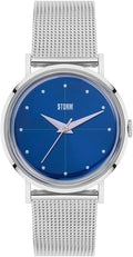 STORM Chelsi Blue Ladies Analogue Watch With Blue Dial and Silver Milanese Strap 47324/B