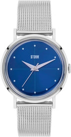 STORM Chelsi Blue Ladies Analogue Watch With Blue Dial and Silver Milanese Strap 47324/B