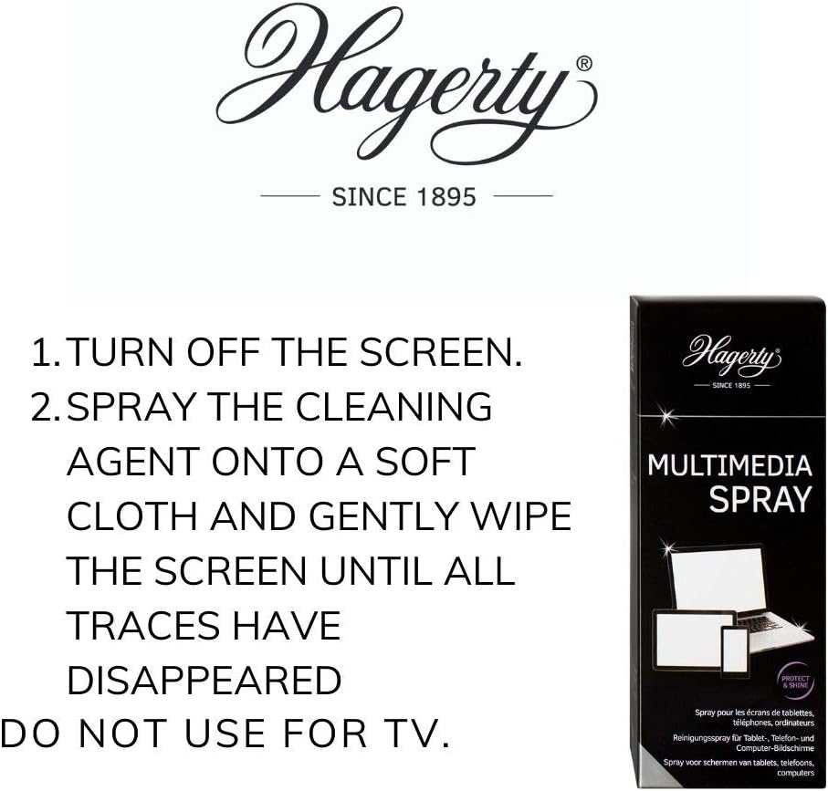 Hagerty Multimedia Spray Screen Cleaner 125 ml