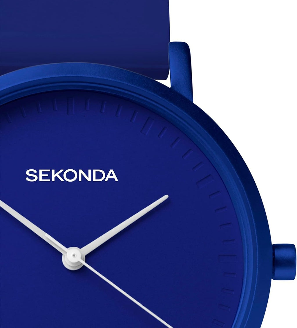 Sekonda Palette Ladies Watch with Blue Dial & Silicone Strap 40552