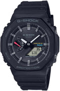 Casio G-Shock Gwylio Analog-Ddigidol Dynion gyda Deial Du a Strap Ddu GA-B2100-1AER