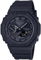 Casio G-Shock Gwylio Analog-Ddigidol i Ddynion gyda Deial Du a Strap Du GA-B2100-1A1ER
