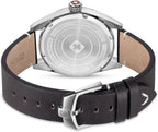 Swiss Military Hanowa Mens Watch with Green Dial and Brown Leather Strap SMWGA2100404