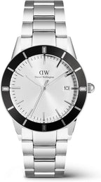 Daniel Wellington Mens Watch with Silver Dial and Silver Strap DW00100819