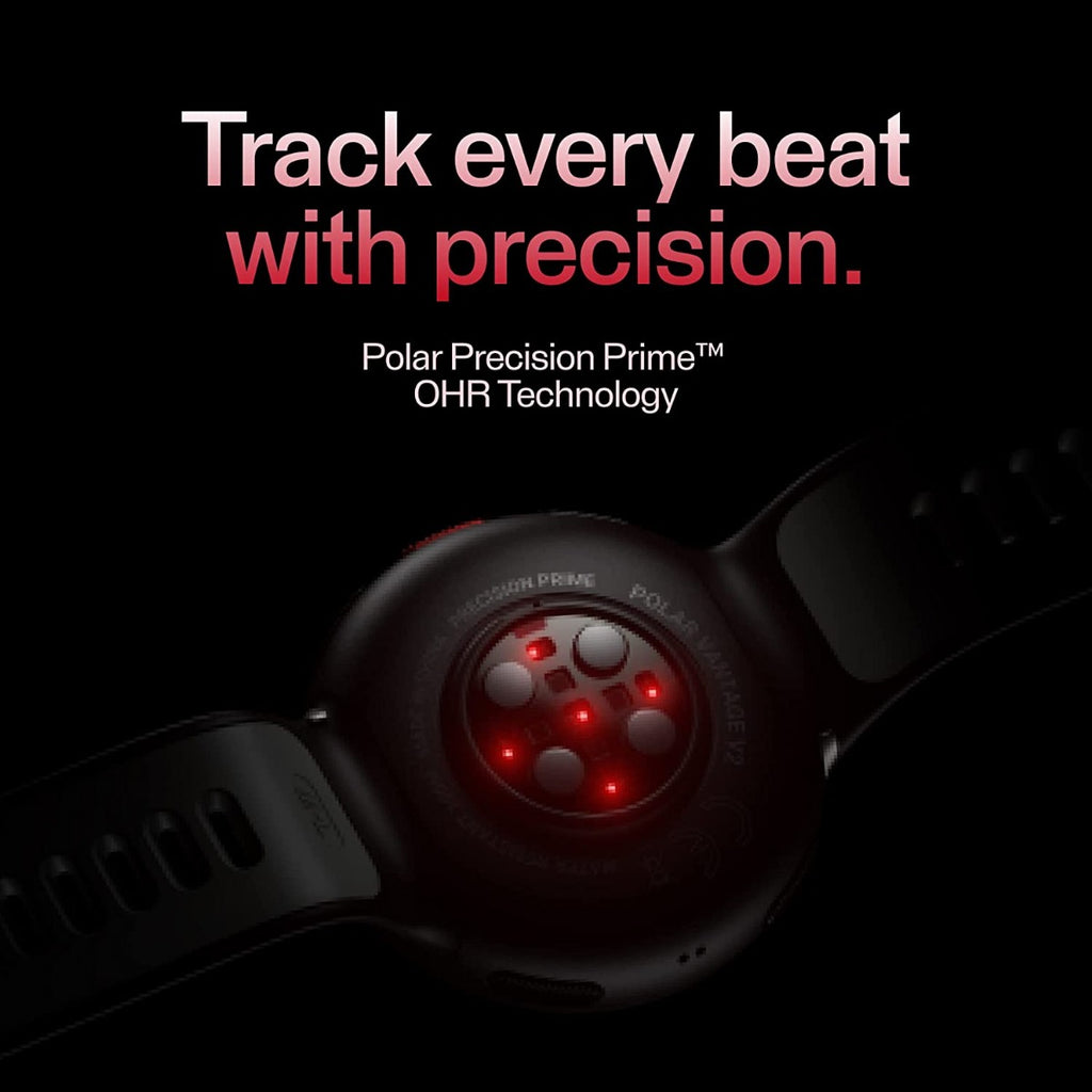 Polar Vantage V2 Premium Multisport Watch with H10 Heart Rate Monitor Red 900100189