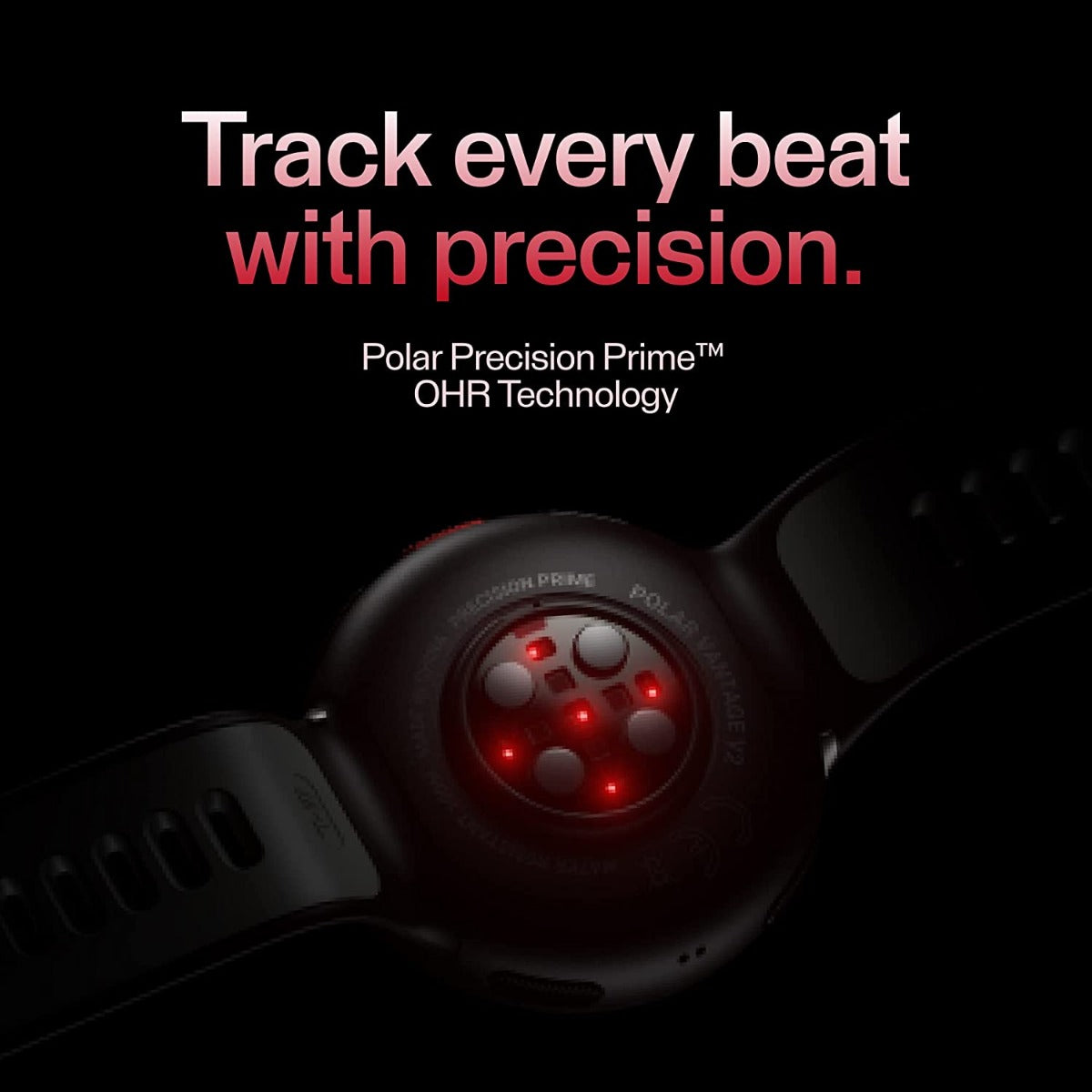 Polar Vantage V2 Premium Multisport Watch with H10 Heart Rate Monitor Red 900100189