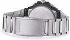 Casio G-Shock Gwylio Dynion â Deial Gwyrdd a Strap Arian GST-B1000D-3AER
