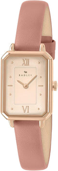 RADLEY Ladies Watch with Rose Gold Dial and Pink Leather Strap RY21924A